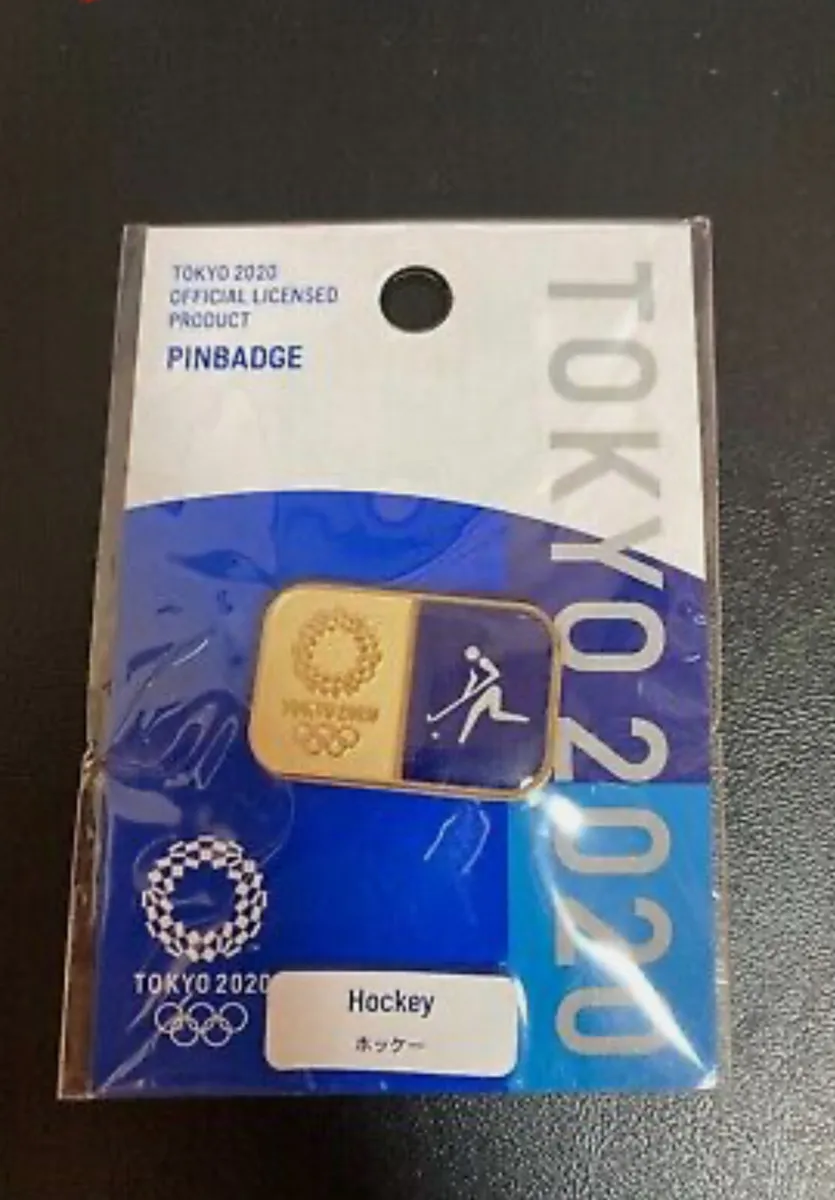 Tokyo 2020 hockey pinbadge