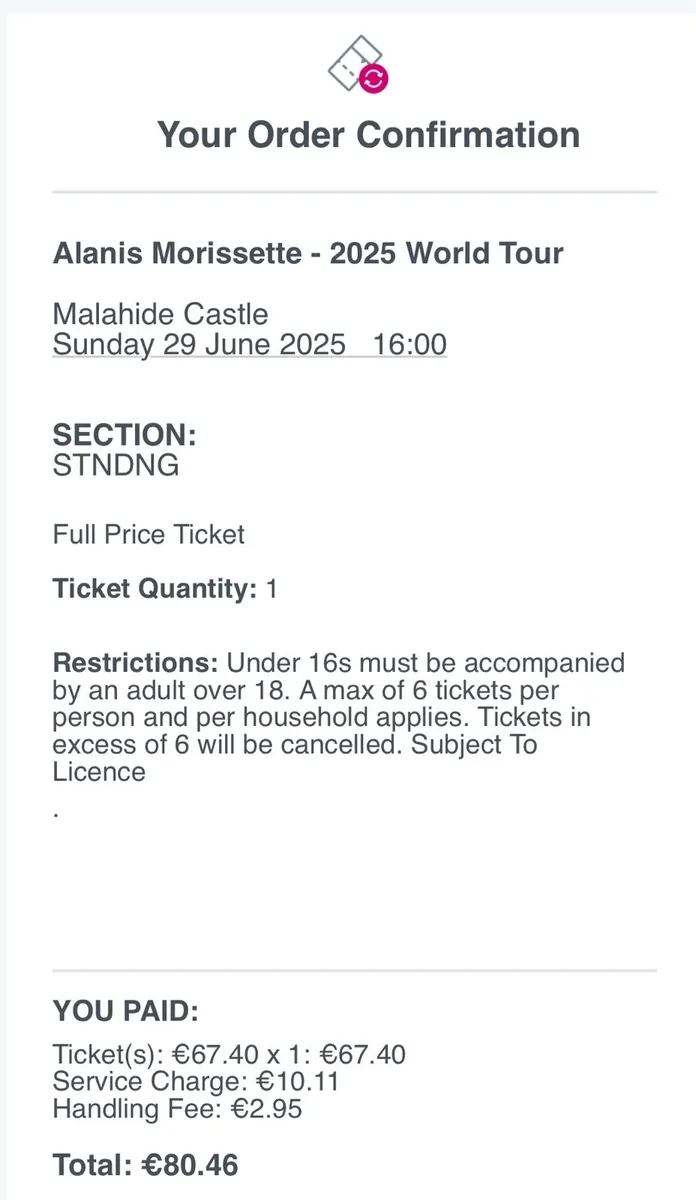 Alannis Morissette Tickets - Image 2