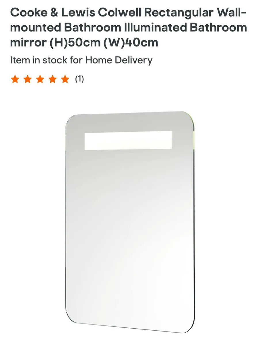 Bathroom Mirror - Image 1