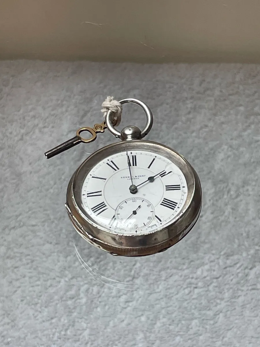 Antique Silver Pocket Watch - Image 1