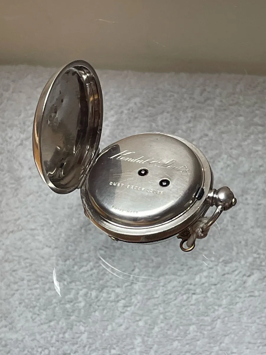 Antique Silver Pocket Watch - Image 2