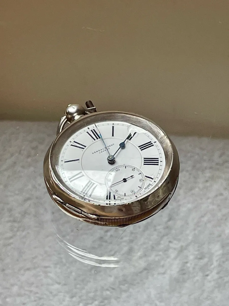 Antique Silver Pocket Watch - Image 3