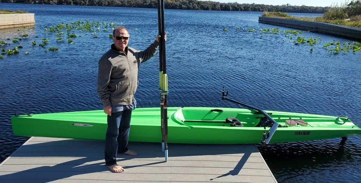 Glide Tide Coastal Rowing Scull  (Boats Kayaks) - Image 1
