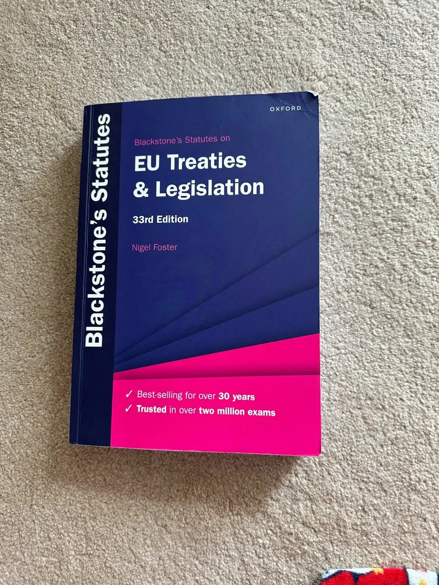 Blackstone's EU treaties & legislation