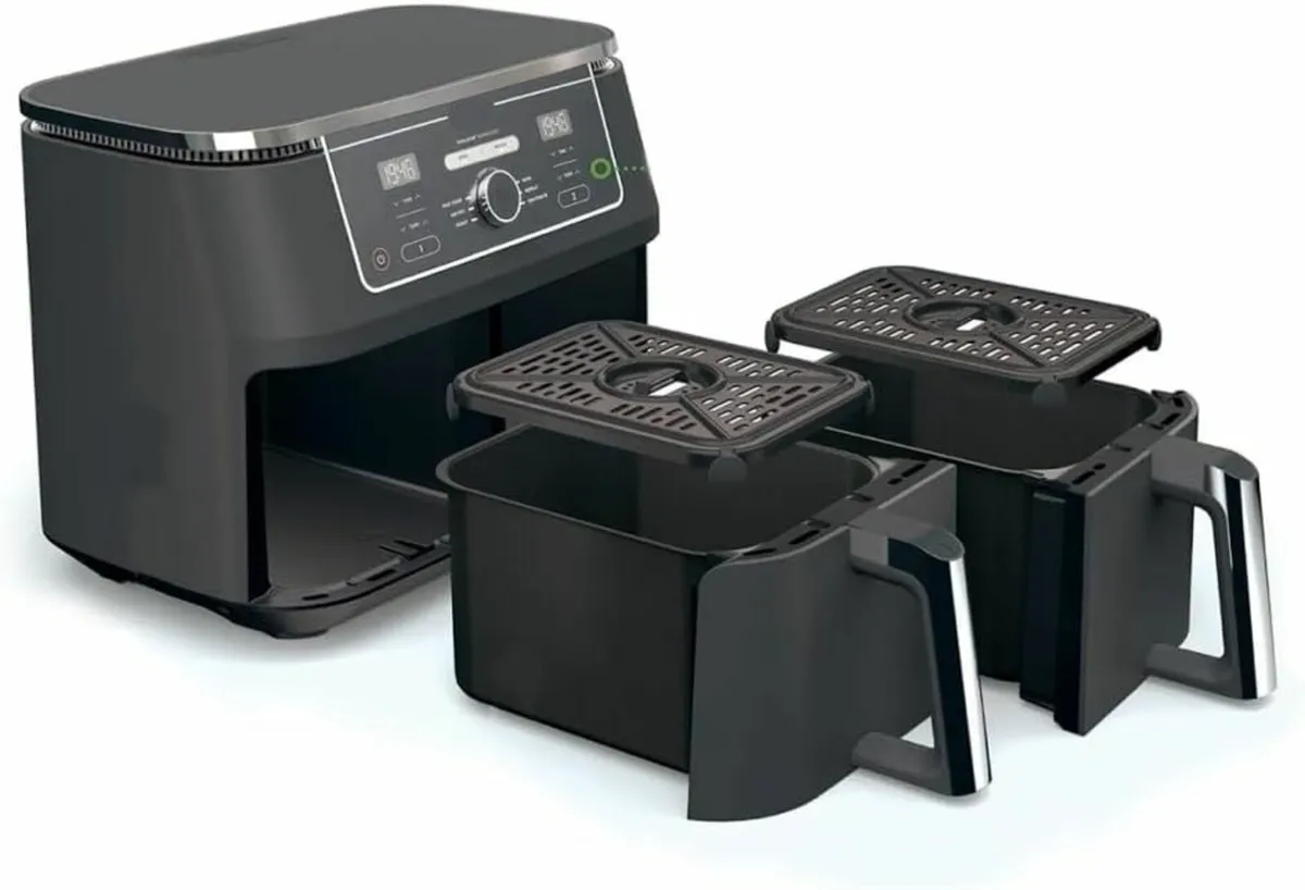 Air Fryer 2-Drawer 9.5L with 6 Cooking Modes - Image 4
