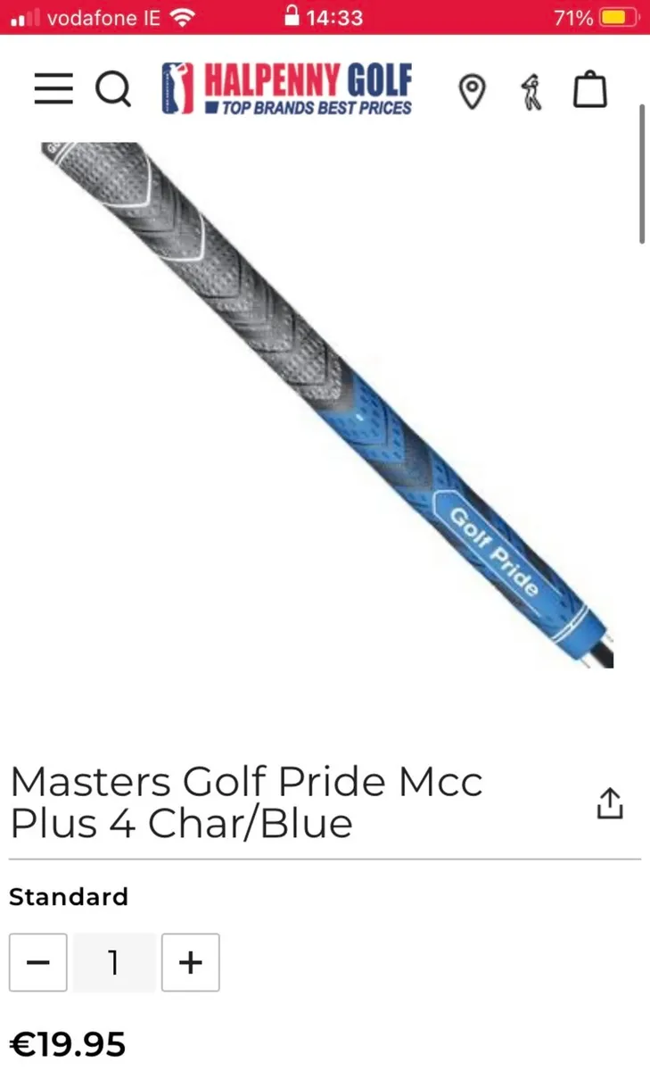 Set of 10 Golf Pride Mcc Grips & Tape - Image 3