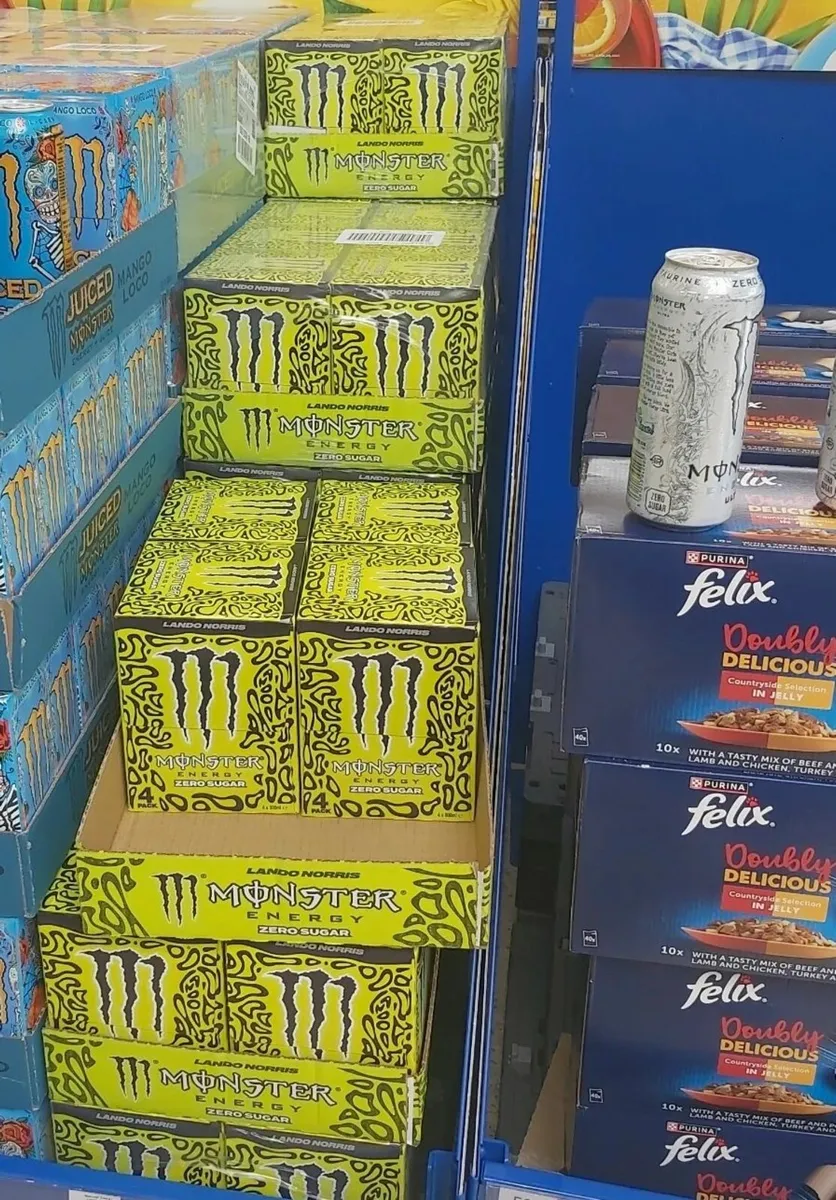 Lando Norris Monster Energy 4 can pack - Image 1