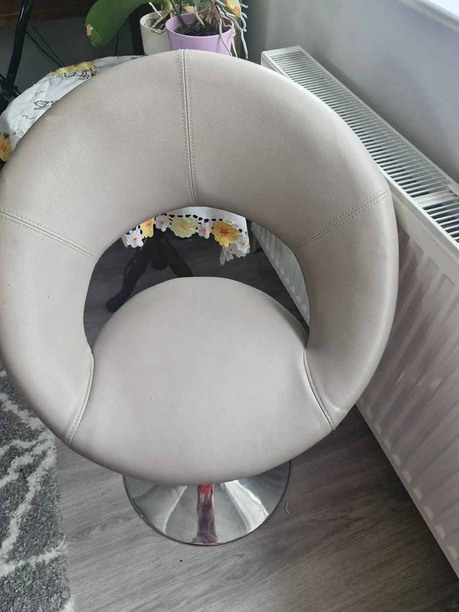 2 x Chairs ( grey ) ex Arnotts.  Perfect condition - Image 3