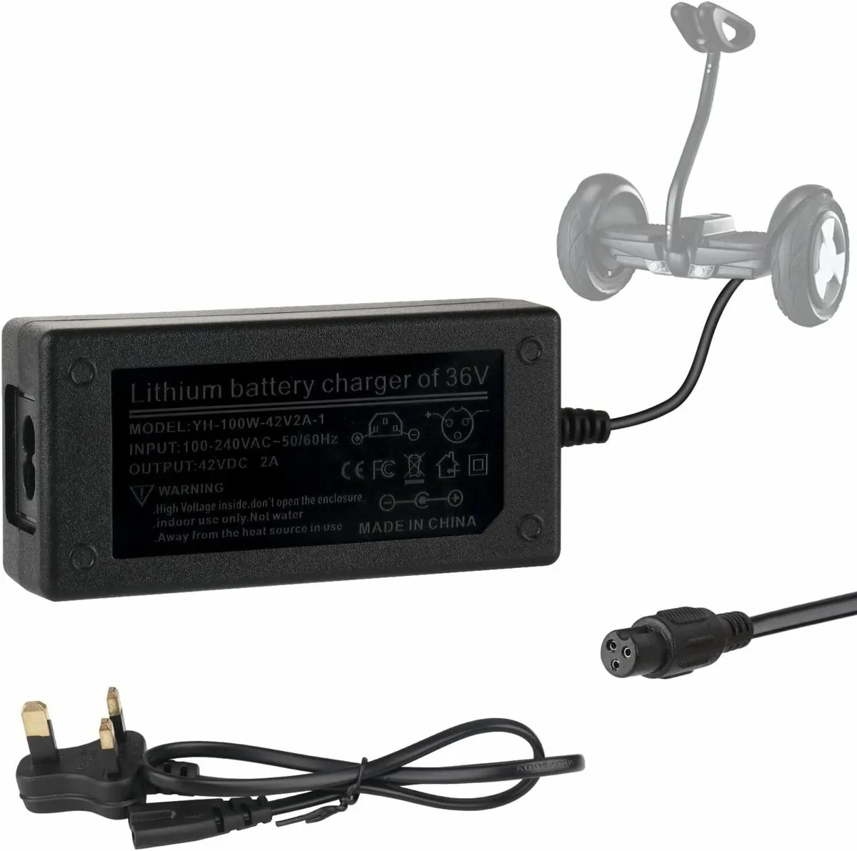 Scooter Charger Power Adapter Hoverboard Charger - Image 1