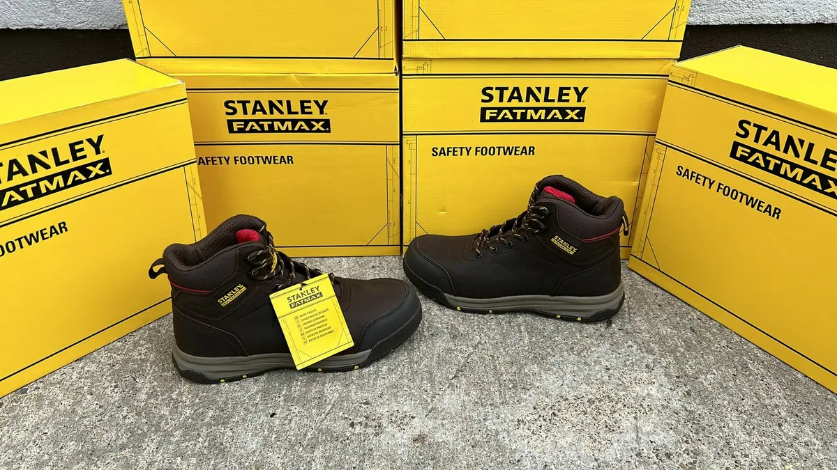 Stanley FatMax boots safety Brown all sizes - Image 1