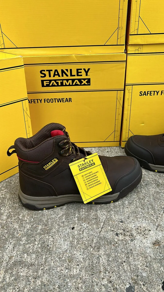 Stanley FatMax boots safety Brown all sizes - Image 2
