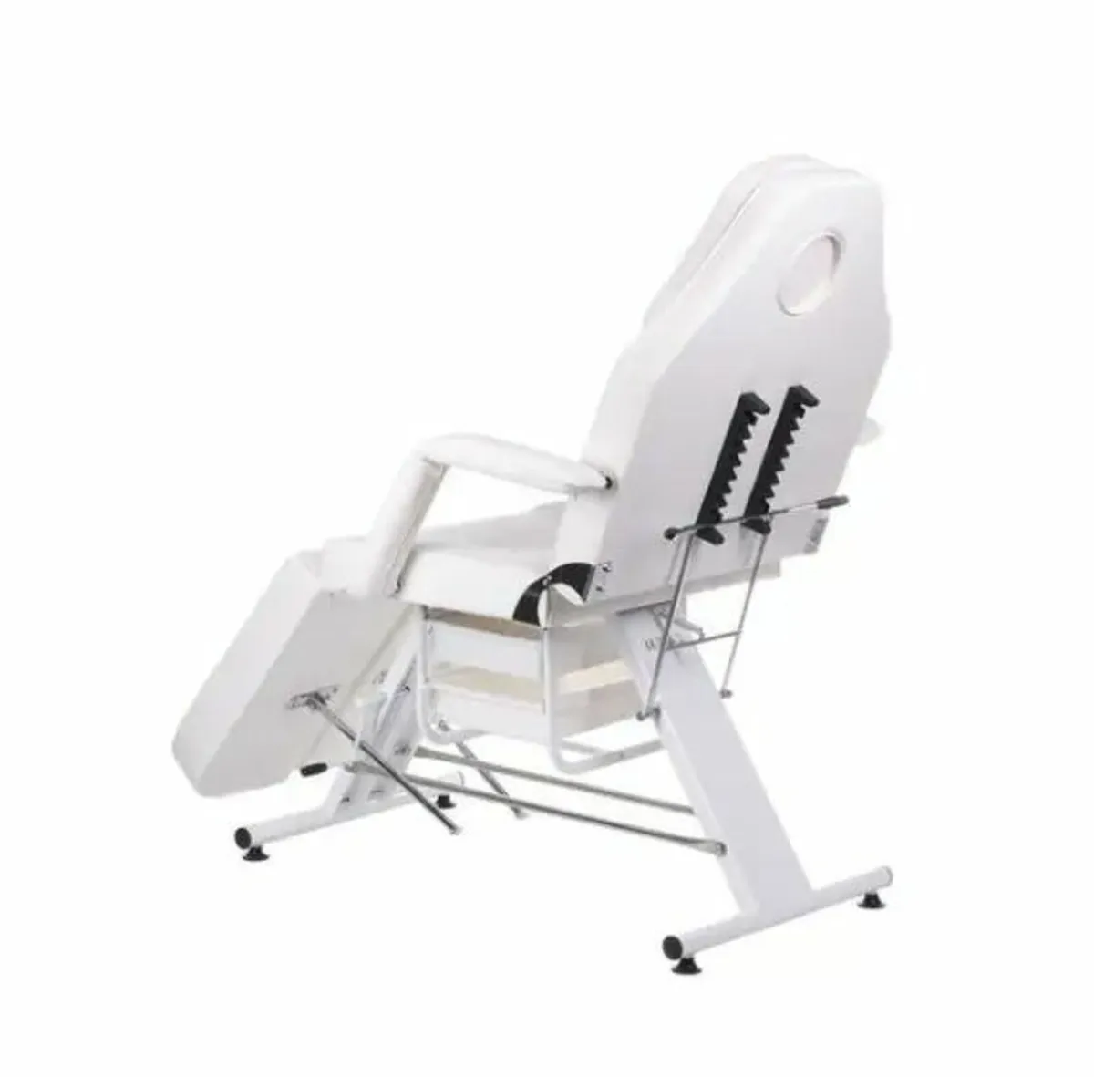 Beauty cosmetic bed chair with 2 cuvettes white - Image 4