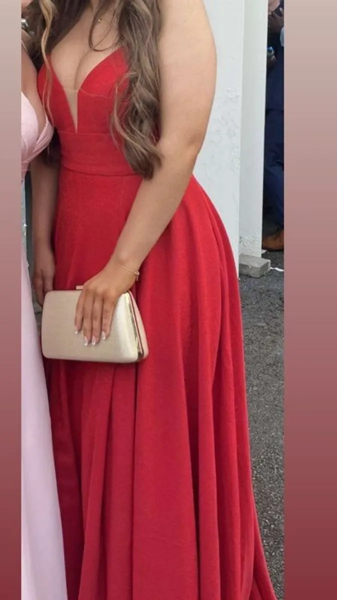 Red Debs/Ty Ball dress - Image 1