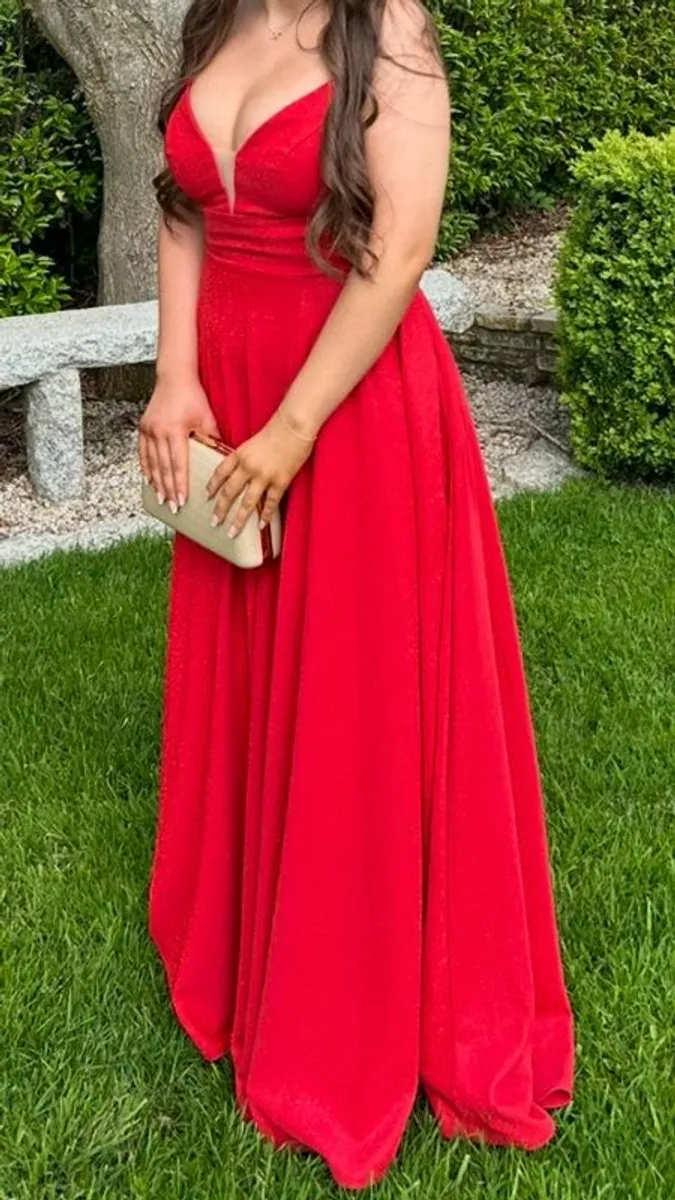 Red Debs/Ty Ball dress - Image 2