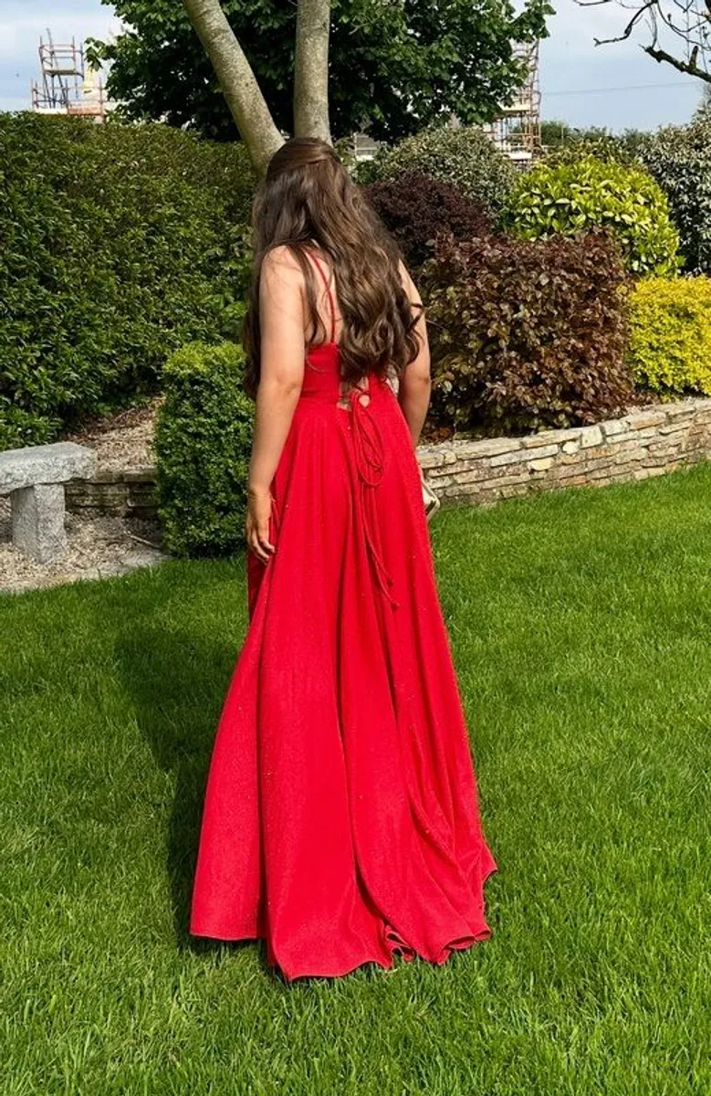 Red Debs/Ty Ball dress - Image 3