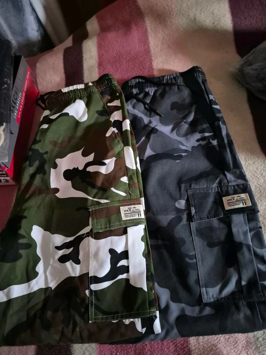2 NEW PAIRS OF CARGO PANTS - Image 2