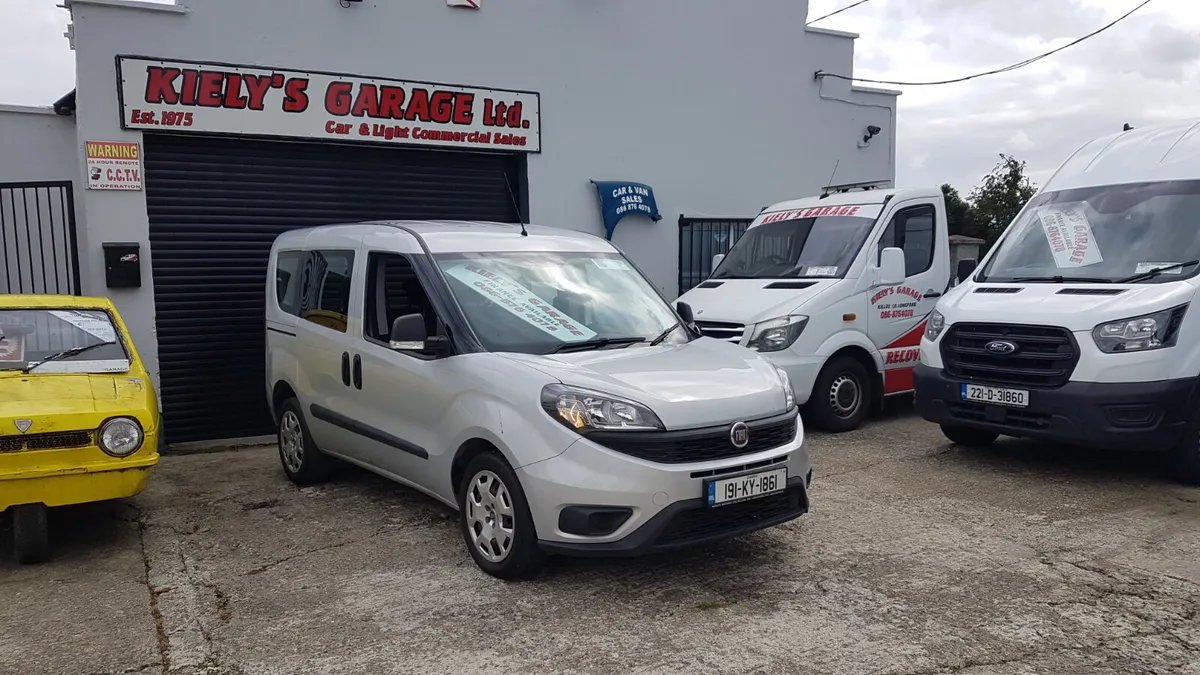 Fiat Doblo 2019 5 SEATER CREWCAB MINT VAT INVOICE - Image 1