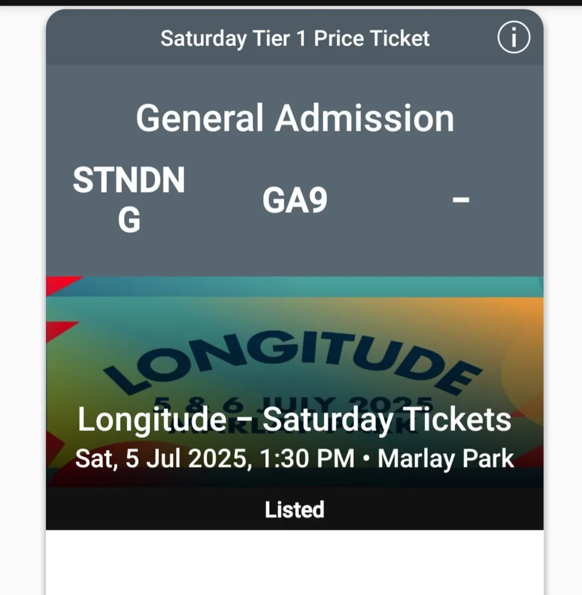 Longitude tickets