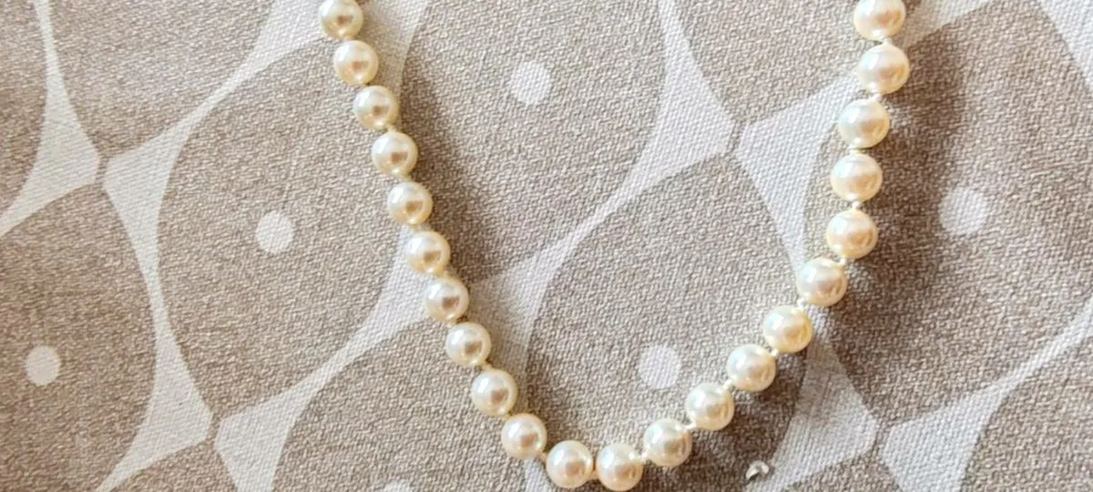 Retro pearl necklace - Image 2