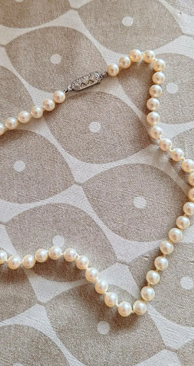 Retro pearl necklace - Image 3
