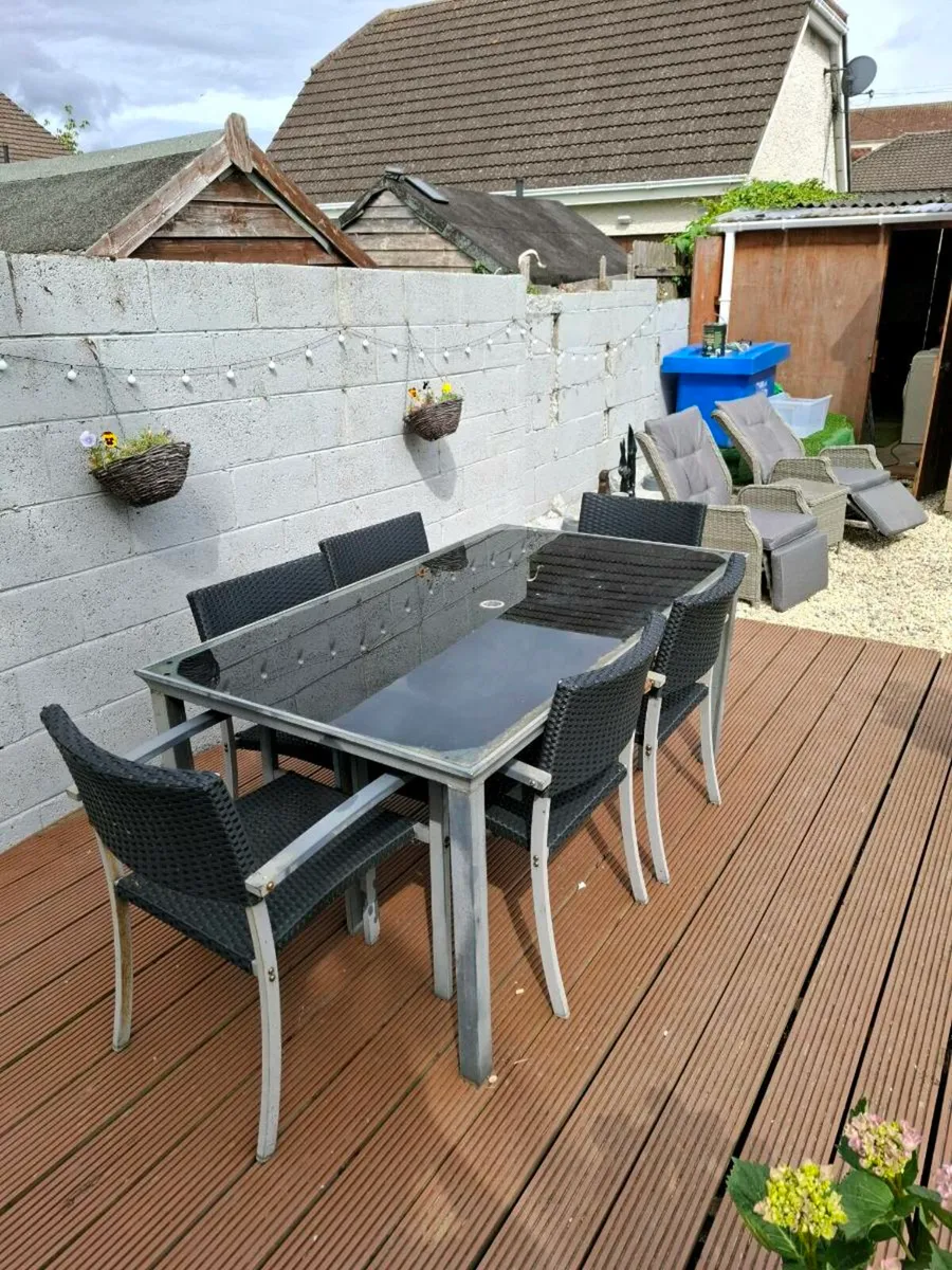 Garden Table and Chairs - Image 1