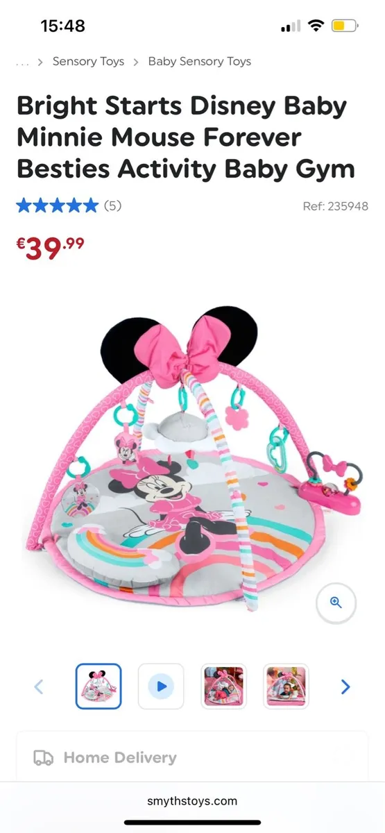 Baby Minnie Mouse Baby Gym