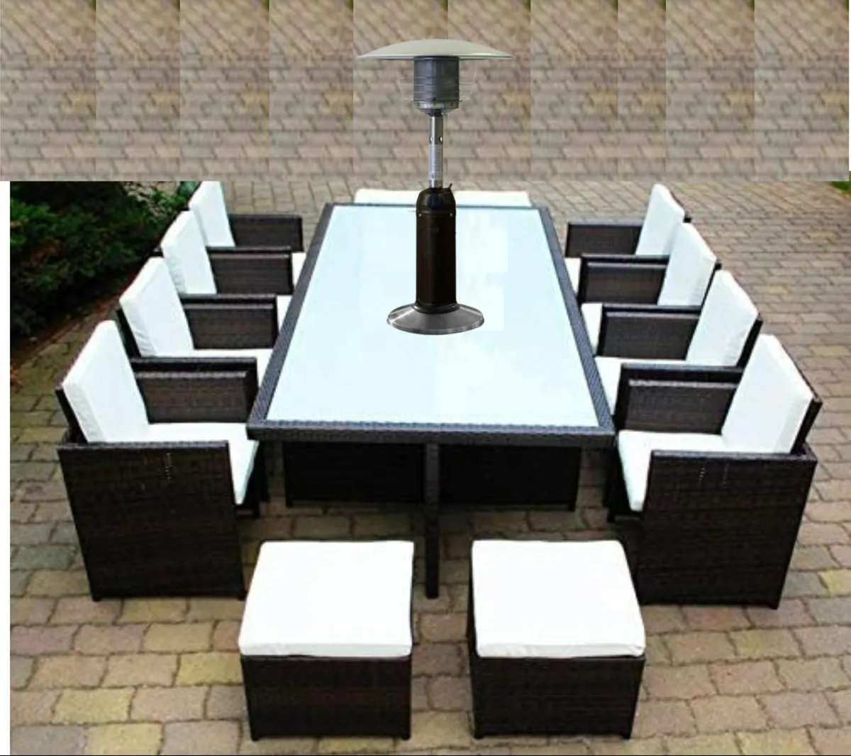 Tabletop Gas Patio heater Stainless Steel - Image 2