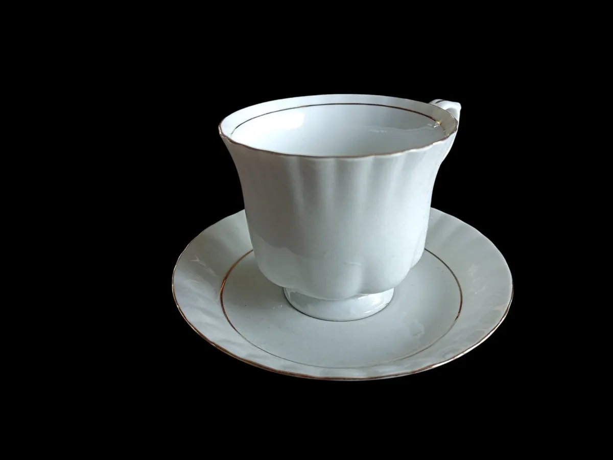 China,Cups and saucer, sugar bowl, jug, chodziez - Image 1