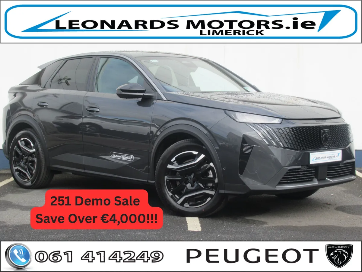 251 Peugeot e3008 Allure 73kWH 210BHP *DEMO* - Image 1