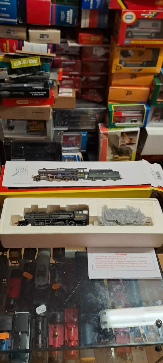 Hornby OO Gauge LMS 8F Steam Engine - Image 1