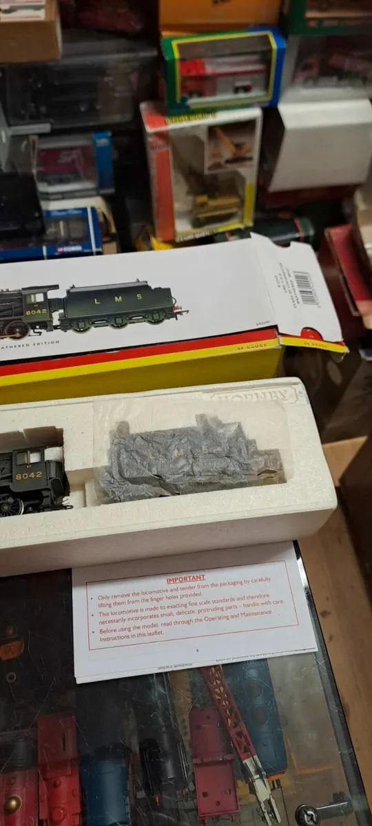 Hornby OO Gauge LMS 8F Steam Engine - Image 3
