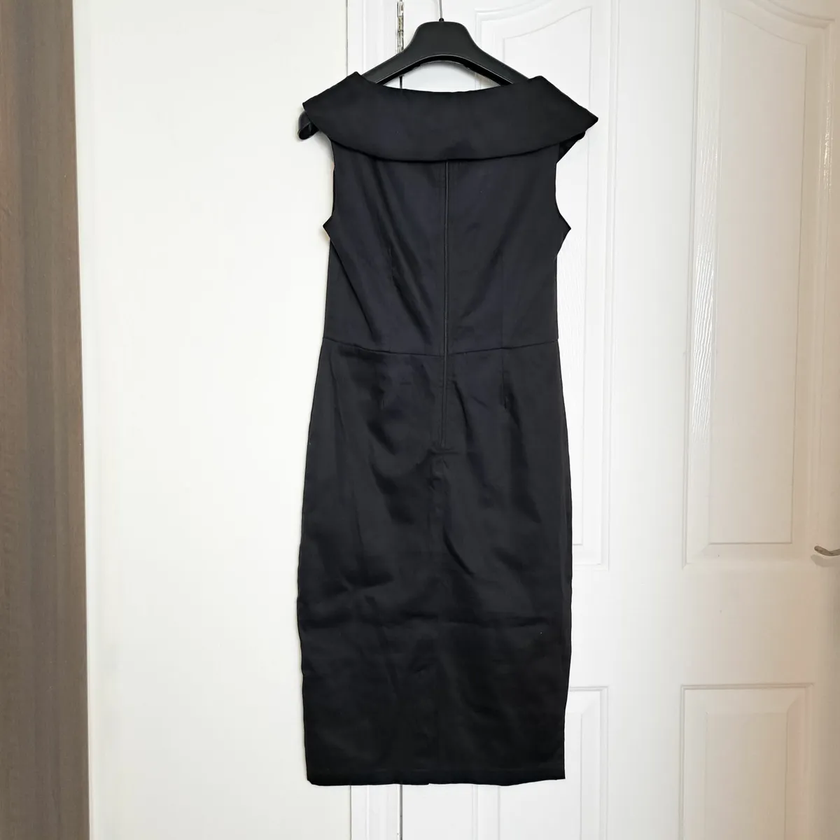 New Rowen Avenue Black Midi Pencil Dress 10UK/38EU - Image 4