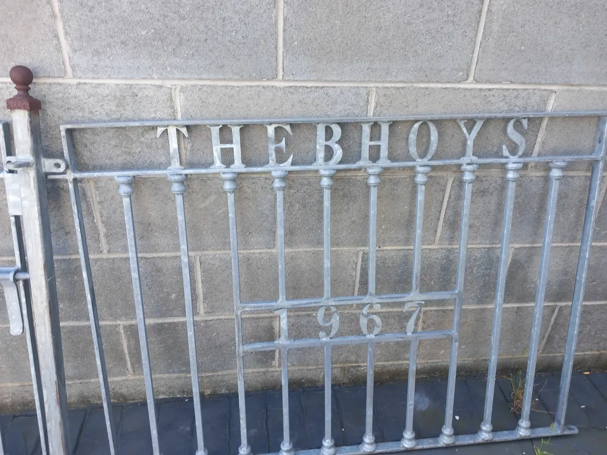 Celtic gate and railings - Image 2