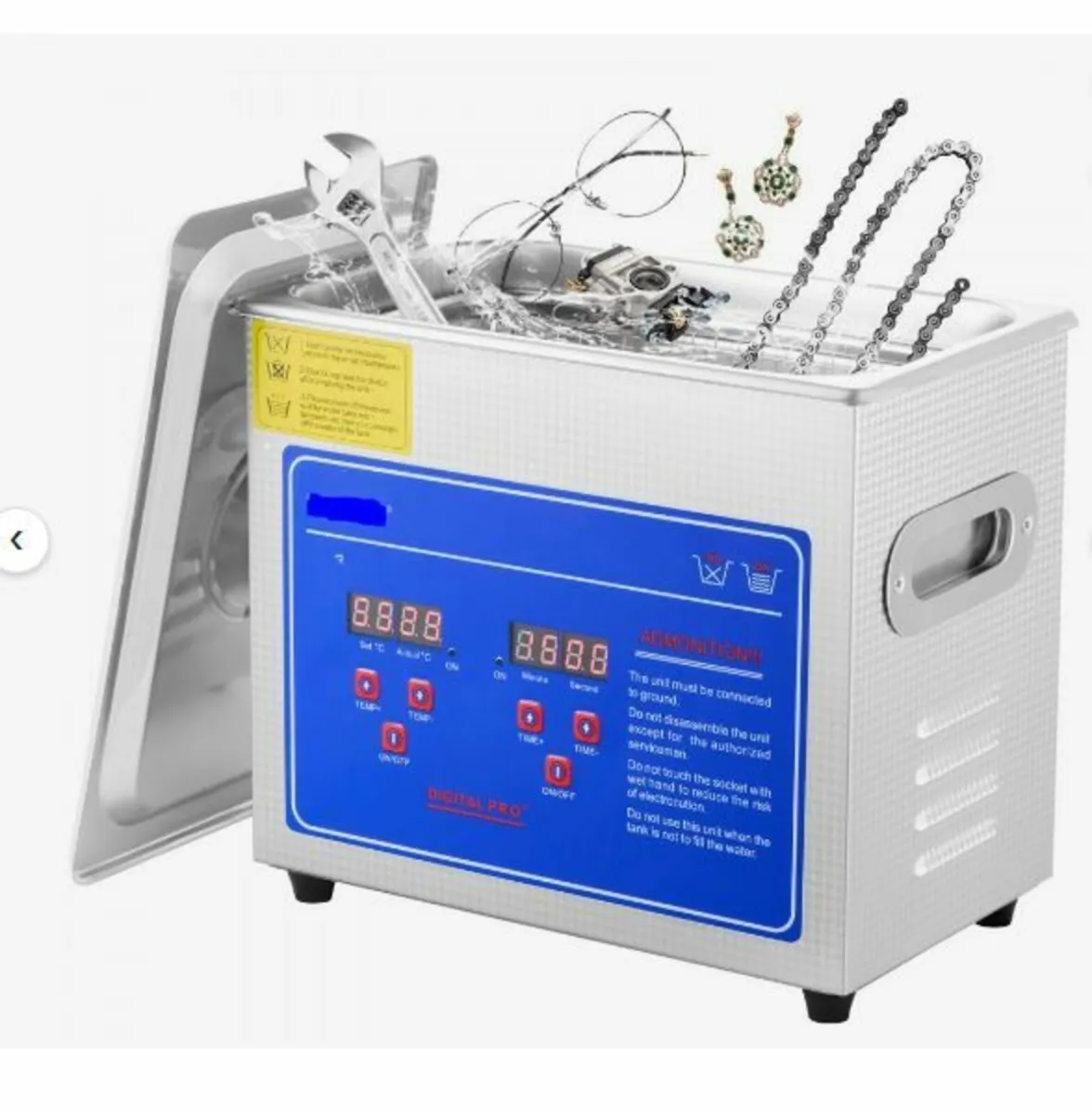 3L Ultrasonic Cleaner Machine Stainless - Image 1