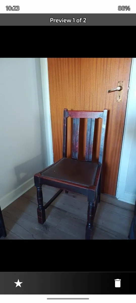 Vintage wooden chair