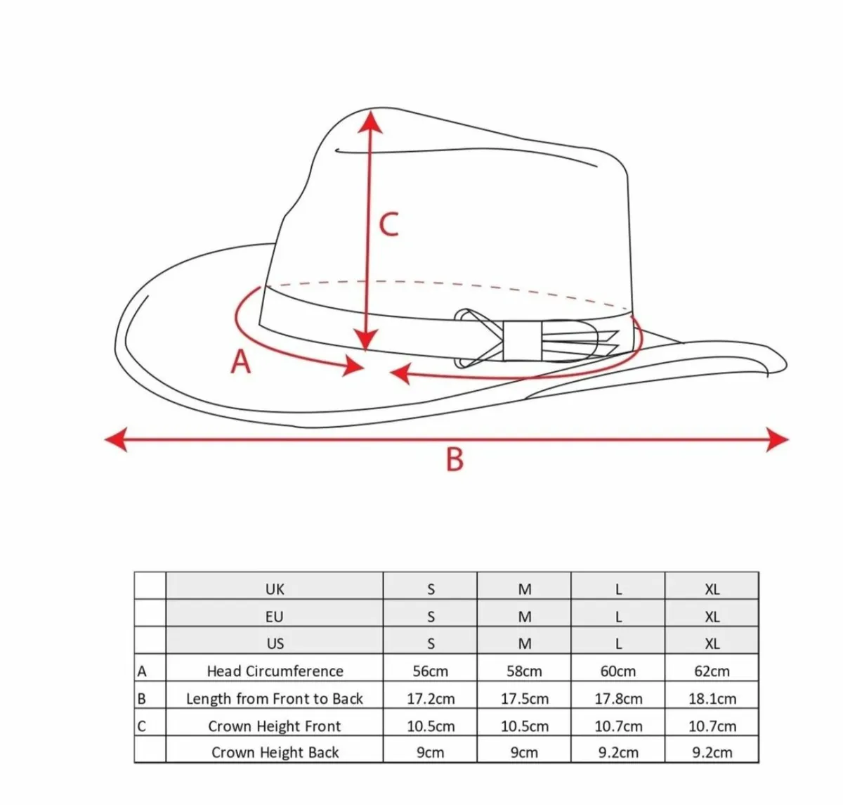 Jack murphy hat size 56cm - Image 1