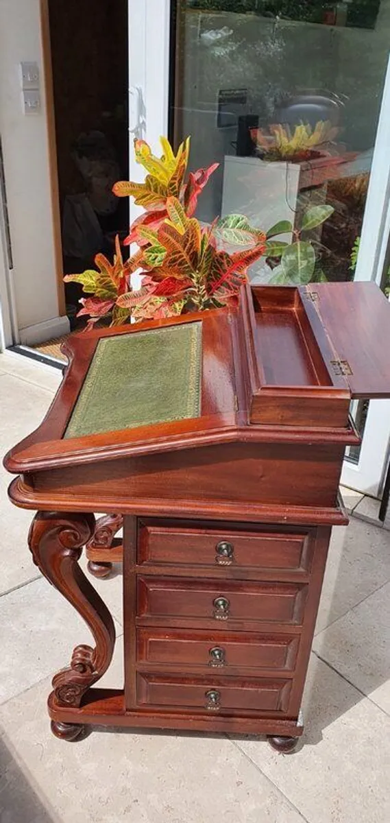 Antique writing desk - Image 2