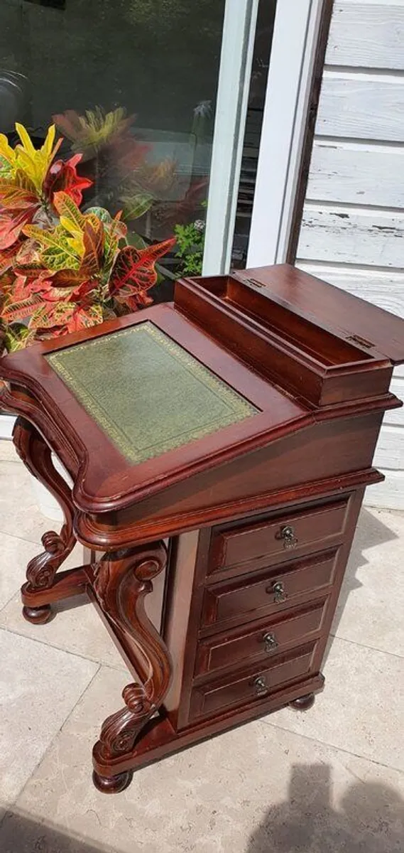 Antique writing desk - Image 3