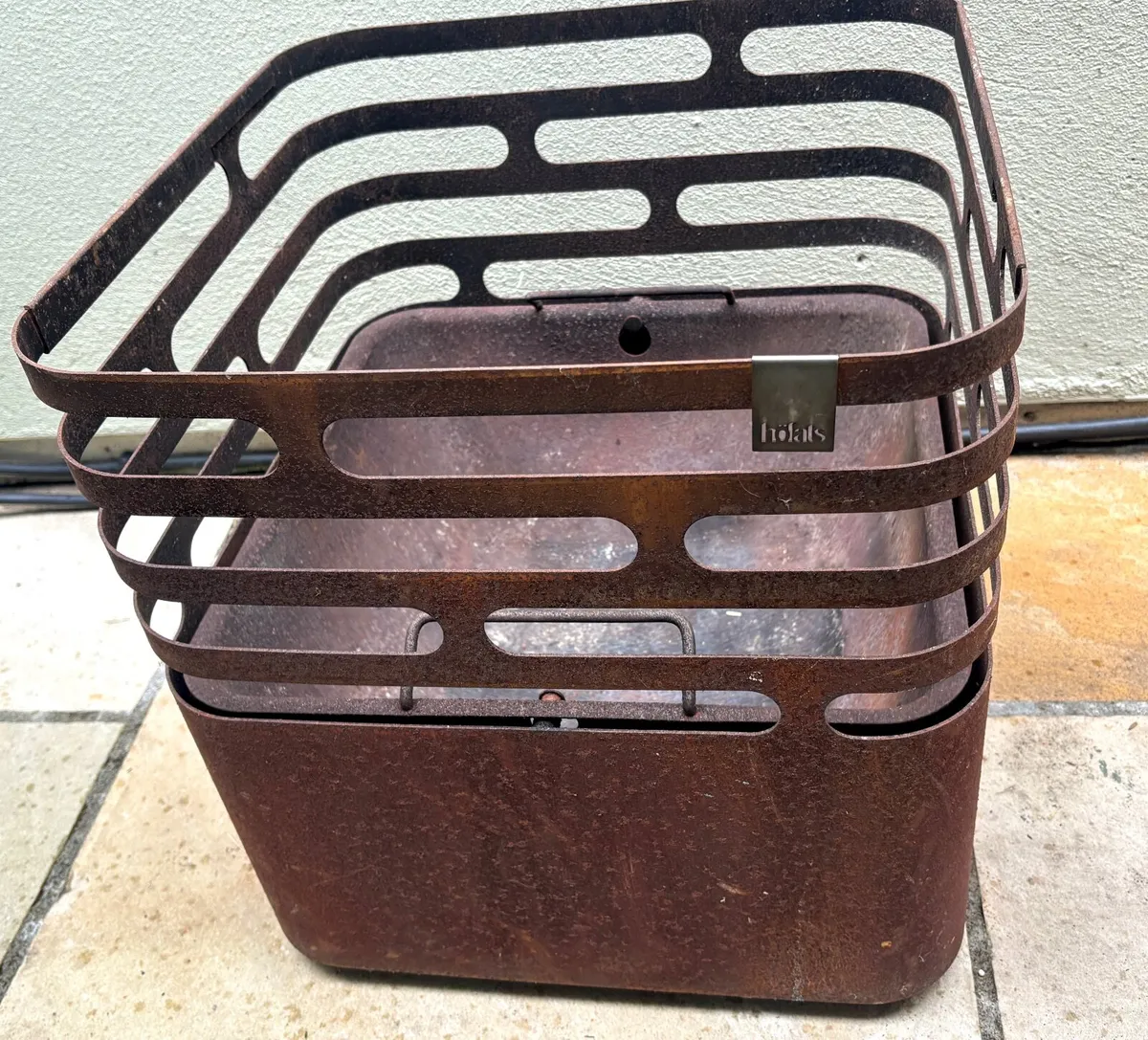 Hofats Fire Pit Basket Cube (rusty effect model) - Image 3