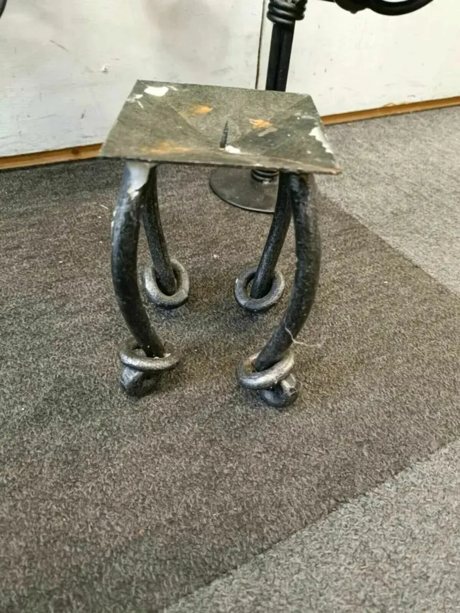 Selection of Candle Sticks/Holders,Wrought Iron - Image 3