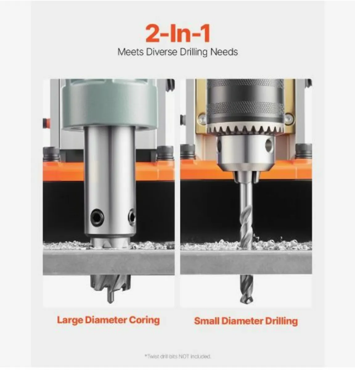Magnetic Drill 1550W 2922lbf/13000N - Image 2