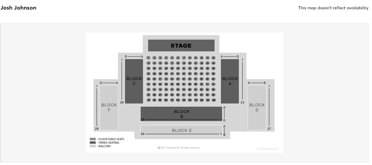 2 tickets for Josh Johnson - Vicar street - Image 3