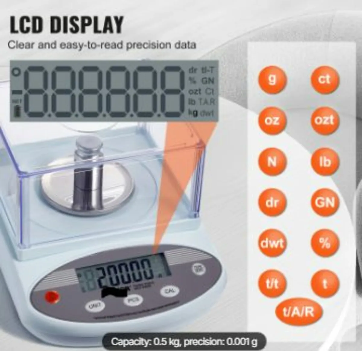 Analytical Balance Lab Scale 500g x 0.001g 13 Unit - Image 3