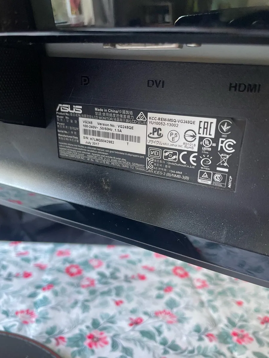 ASUS 144hz Gaming Monitor - Image 3