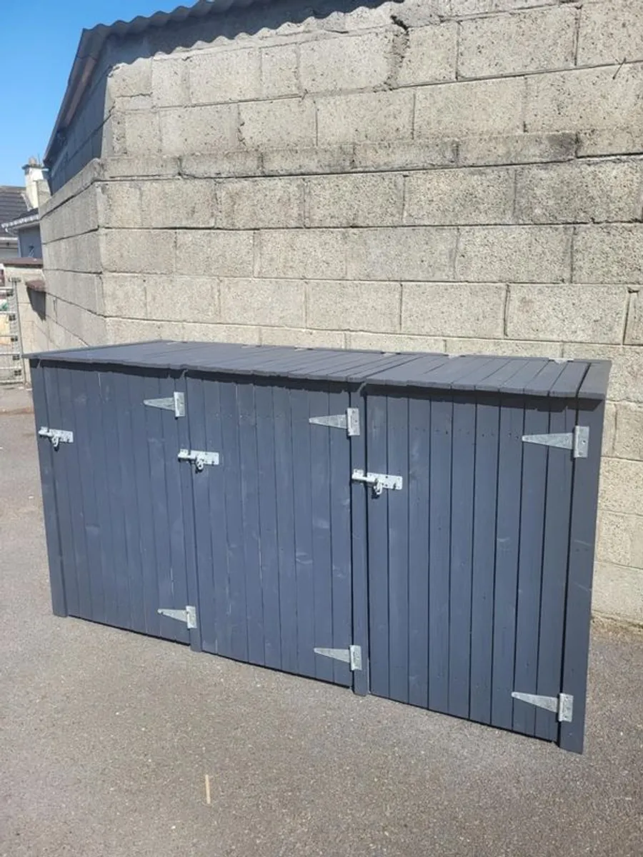 3 wheelie bin storage - Image 1