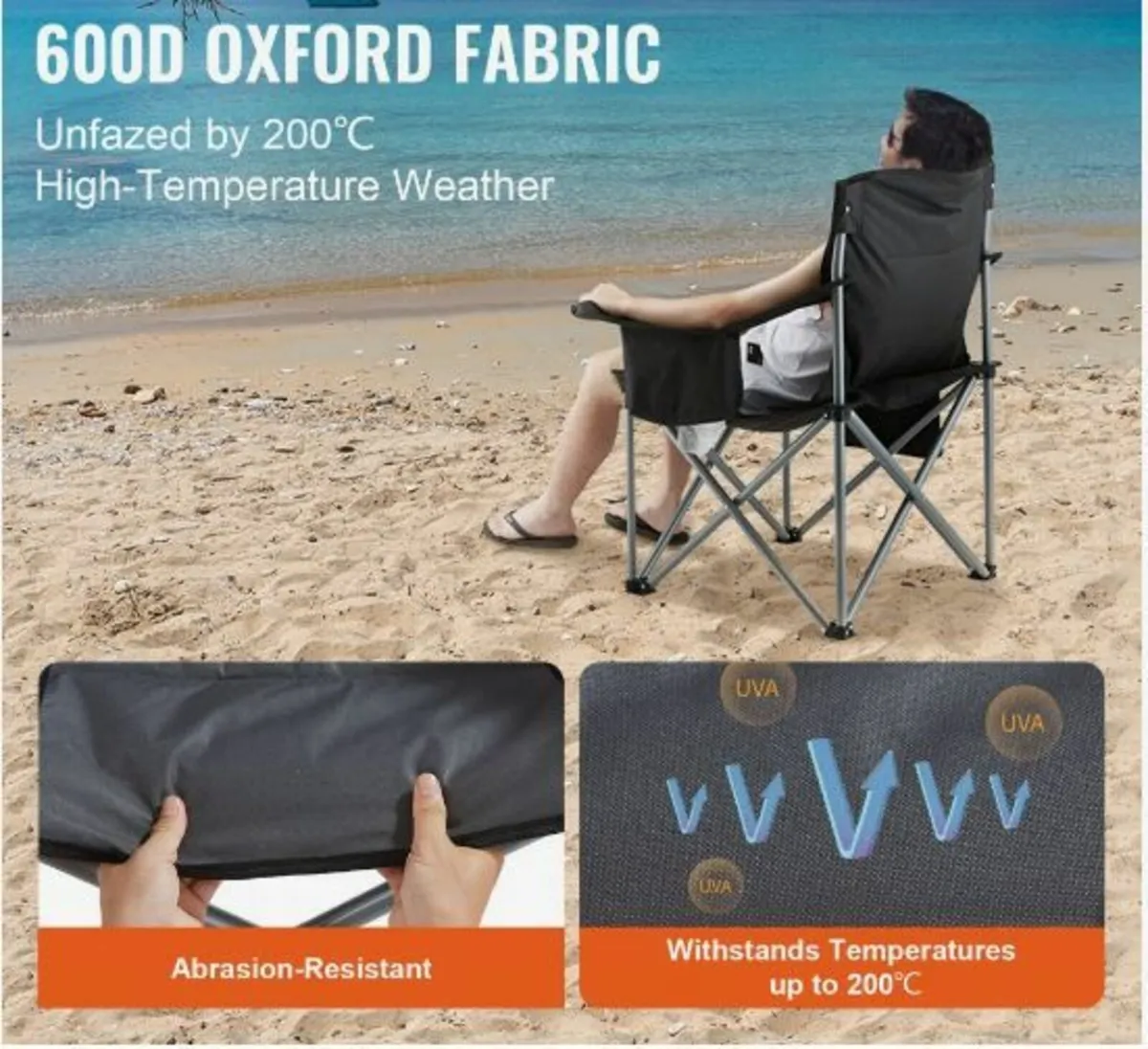 Camping Folding Chair for Adults - Image 3