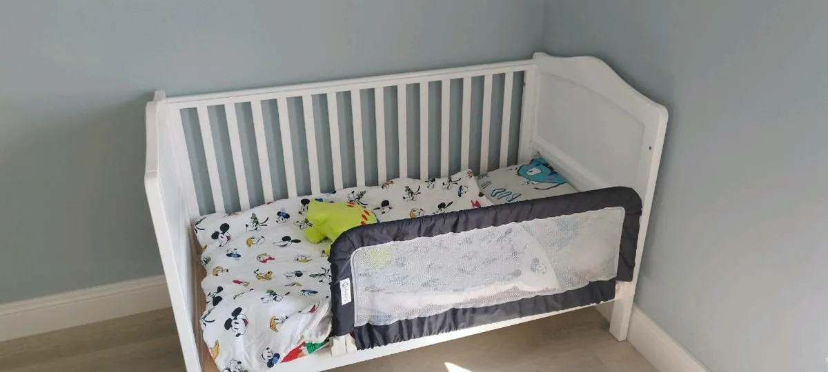 Cot Bed White - Image 4