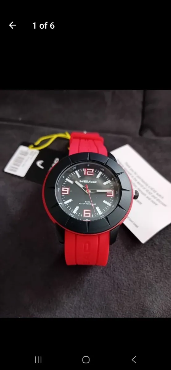 Atalanta 44mm black sports watch