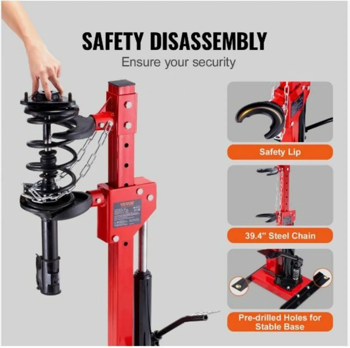 Strut Spring Compressor, 4.5 Ton/9920 LBS Hydraul - Image 4