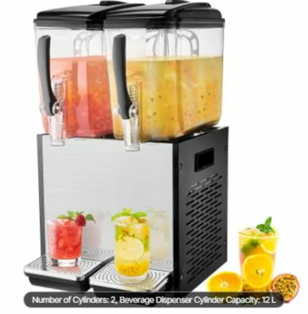 Commercial Beverage Dispenser 12L x 2 Tanks Cold - Image 1